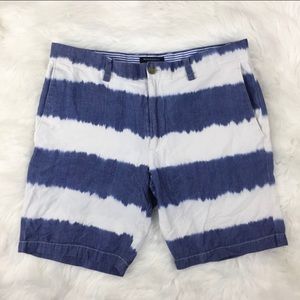 Men’s BANANA REPUBLIC Striped Blue & White Shorts